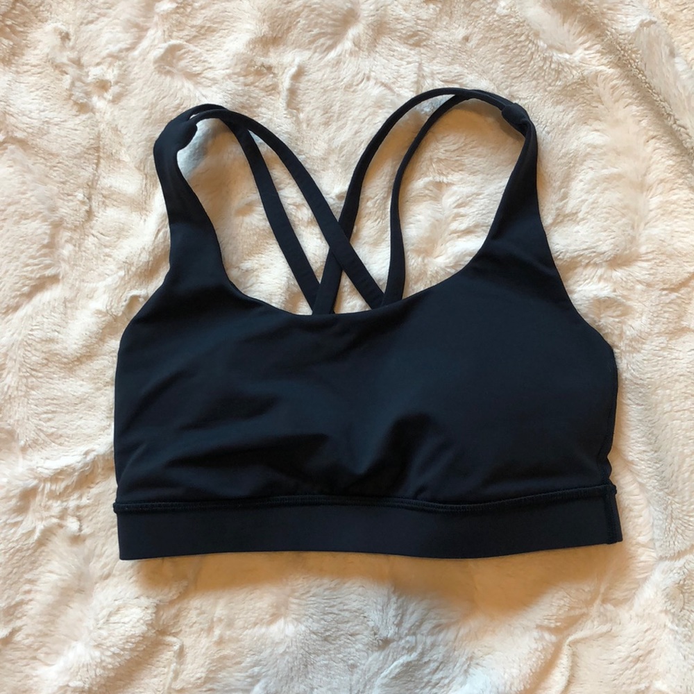 Lululemon “Energy” Navy blue sports bra